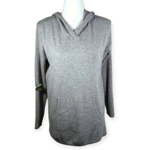 GRAY HOODIE SZ.L EUC.